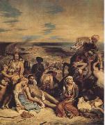 Eugene Delacroix The Massacre of Chios (mk09) USA oil painting artist